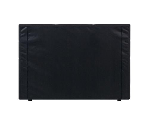 Kontinentaalvoodi LEIKO 160x200cm, must