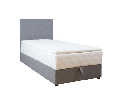 Kontinentaalvoodi LEVI 90x200cm, madratsiga, hall