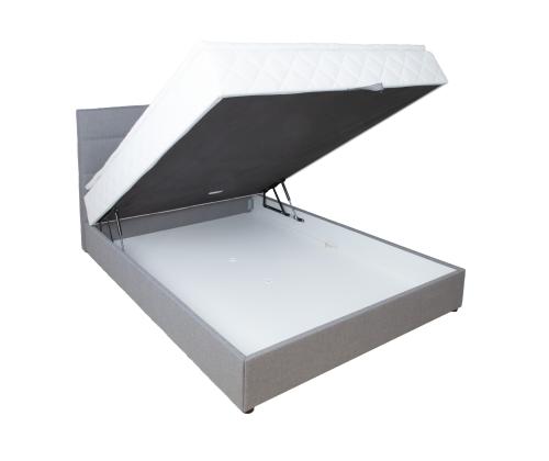 Kontinentaalvoodi LEVI 140x200cm, madratsiga, hall