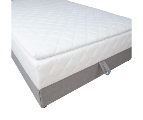 Kontinentaalvoodi LEVI 140x200cm, madratsiga, hall
