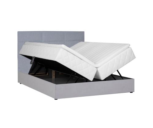 Kontinentaalvoodi LEVI 180x200cm, madratsiga, hall