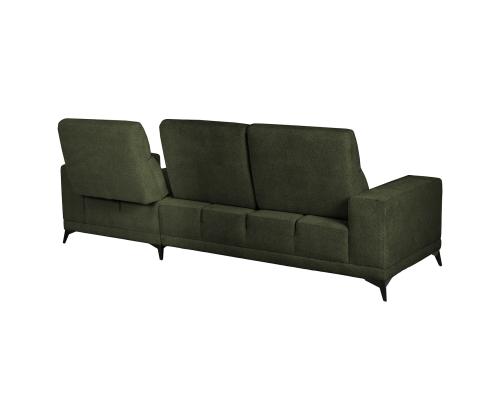 Nurgadiivan DARLA PN 281,5x97,5/161xH104cm, tumeroheline