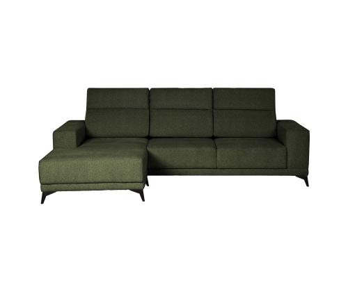 Nurgadiivan DARLA VN 281,5x161/97,5xH104cm, tumeroheline