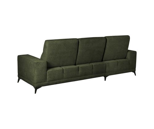 Nurgadiivan DARLA VN 281,5x161/97,5xH104cm, tumeroheline