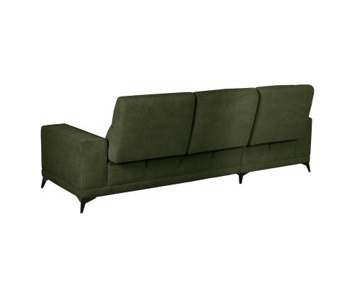 Nurgadiivan DARLA VN 281,5x161/97,5xH104cm, tumeroheline