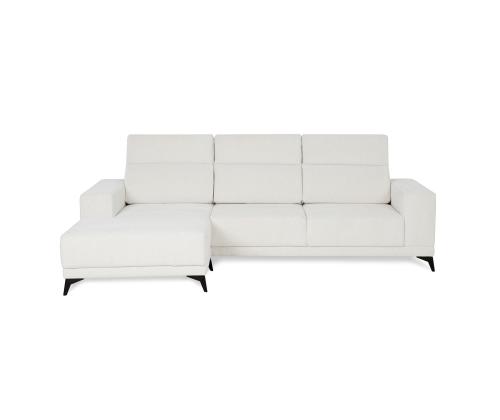 Nurgadiivan DARLA VN 281,5x161/97,5xH104cm, helebeež