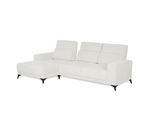 Nurgadiivan DARLA VN 281,5x161/97,5xH104cm, helebeež