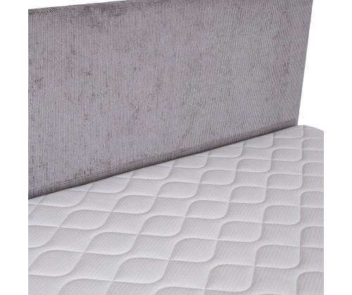 Kontinentaalvoodi LAARA 90x200cm, hall, 91x208xH119cm