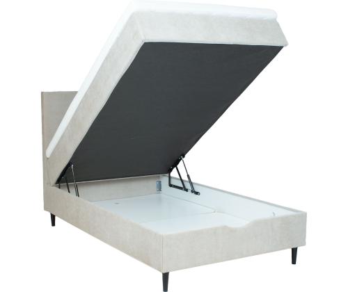 Kontinentaalvoodi LAARA 90x200cm, tumebeež, 91x208xH119cm