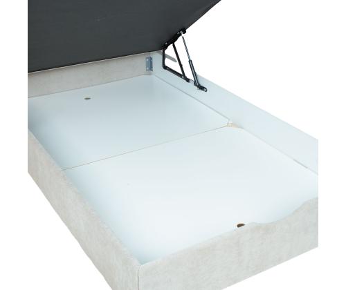 Kontinentaalvoodi LAARA 90x200cm, tumebeež, 91x208xH119cm