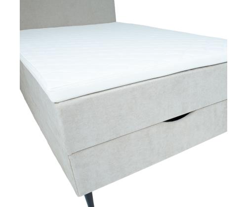 Kontinentaalvoodi LAARA 90x200cm, tumebeež, 91x208xH119cm