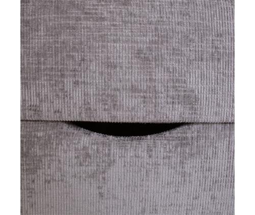 Kontinentaalvoodi LAARA 120x200cm, hall, 121x208xH119cm