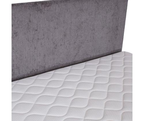 Kontinentaalvoodi LAARA 140x200cm, grafiit, 141x208xH119cm