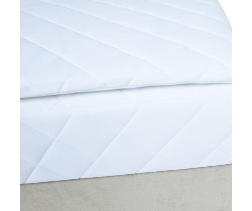 Kontinentaalvoodi LEVI 160x200cm, madratsiga, tumebeež, 163x210xH114,5cm