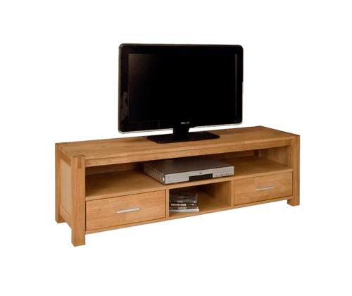 TV-laud CHICAGO NEW 2-sahtliga, 140x40xH45cm, puit: tammespoon/MDF, värvus: naturaalne, viimistlus: õlitatud