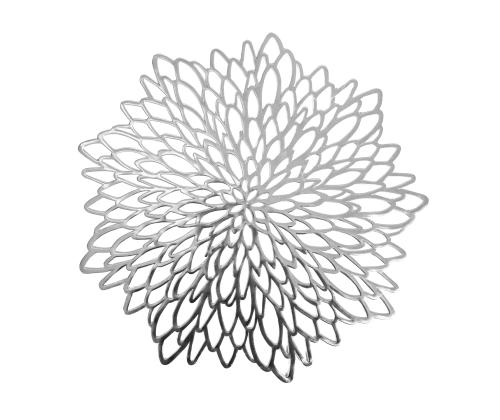 Lauamatt FIORE, D38cm, hõbedane