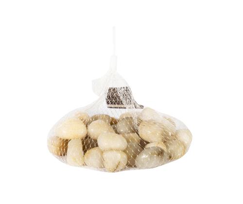 Dekoratiivkivid DECOR STONE, valged väikesed kivid, kaal: 500g