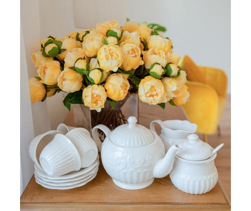 Tass+alustaldrik SOFIA-2, valge