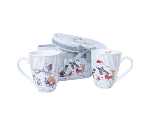 Kruusid MIA SNOW 2tk H10,5cm 340ml, kinkekarbis