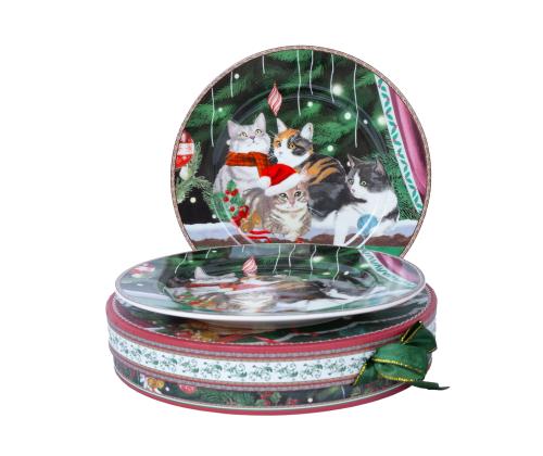 Taldrikud MIA CATS 2tk D19cm, kinkekarbis