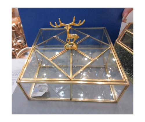 Laegas BERYL 18x18xH6cm, kuldne