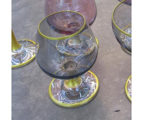 Brändiklaas HAVANA D6xH11cm "Cognac", hall klaas