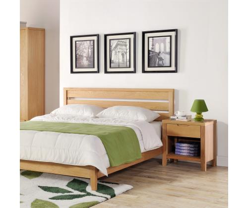 Öökapp/laud CHAMBA, 40x50xH55cm, 1 sahtli ja 1 riiuliga, tamm