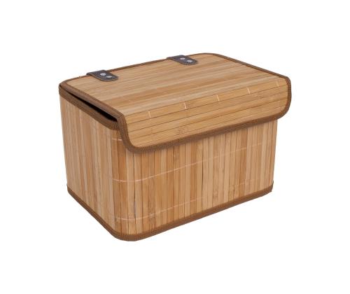 Kast MAX BAMBOO 36x27xH22cm, kaanega, bambusest
