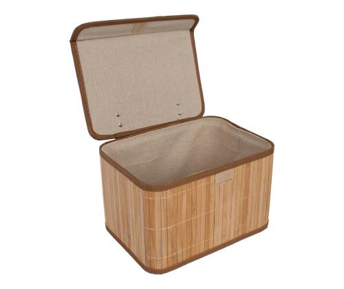 Kast MAX BAMBOO 36x27xH22cm, kaanega, bambusest