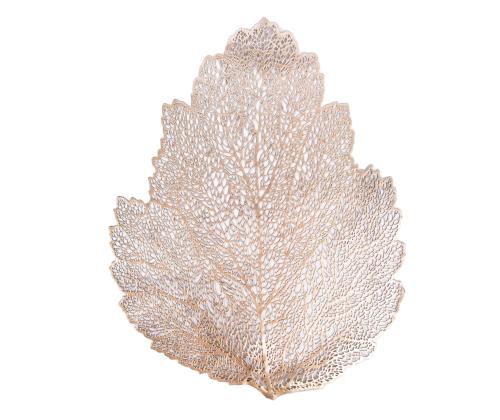 Lauamatt BIG LEAF, 36x45cm, kuld