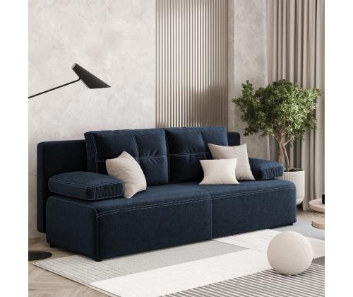Diivanvoodid MUNICH pesukastiga, tumesinine
