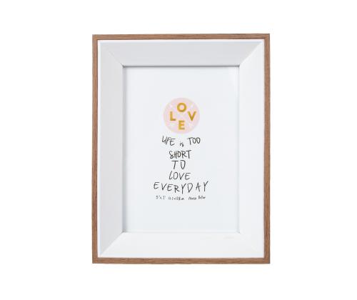 Pildiraam DECOR, 13x18cm, valge/puit