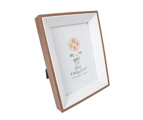Pildiraam DECOR, 20x25cm, valge/puit