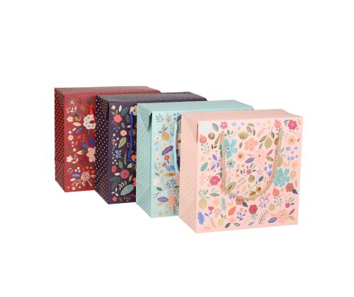 Kinkekott/karp BOXY M, 21x21x10cm, mix