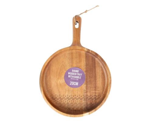 Alus ETNO WOOD 28x20cm, akaatsia