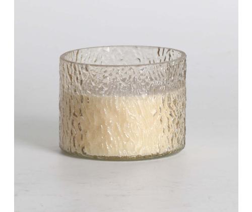 Lõhnaküünal klaasis NATURE GREEN H7,5cm, French Pear & Freesia