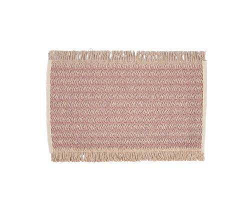 Lauamatt SUZAN 35x45cm jute, lilla