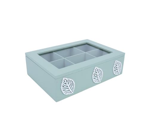 Teekarp HAZEL 24x17xH7,5cm, roheline