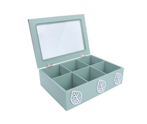 Teekarp HAZEL 24x17xH7,5cm, roheline