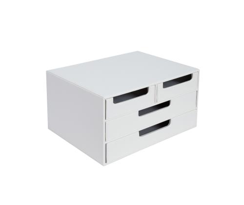 Dokumendisahtlid WILMA 34x26x18,5cm, valge