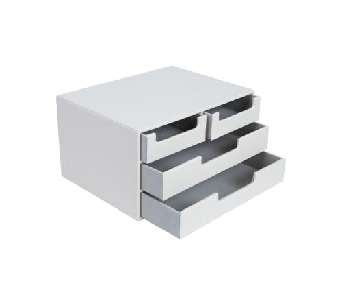 Dokumendisahtlid WILMA 34x26x18,5cm, valge