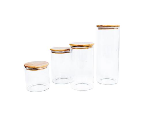 Klaaspurk THERON D10xH25cm kaanega