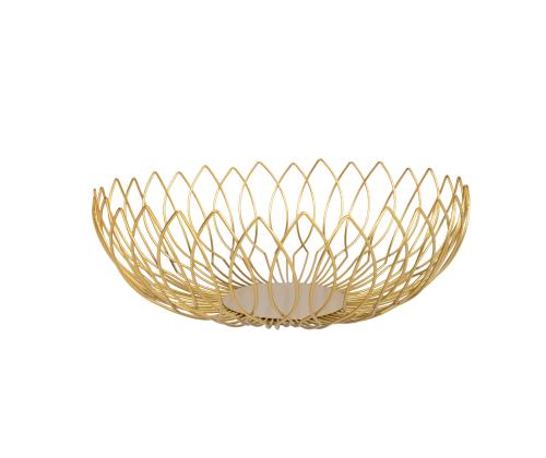 Vaagen NISSA D26xH9cm, kuldne