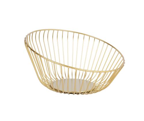 Vaagen NISSA D25xH13cm, kuldne ovaal