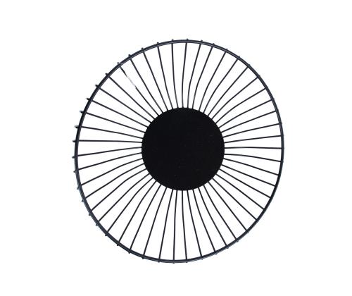 Vaagen NISSA D25xH13cm, must ovaal