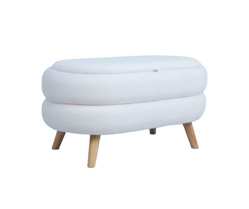 Tumba/laud HANA 87x48,5xH46cm, valge, panipaigaga