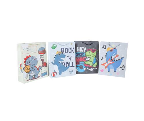 Kinkekott DINO L, 31x40x12cm, mix