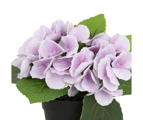 Kunstlill IN GARDEN H18cm, lilla hortensia potis