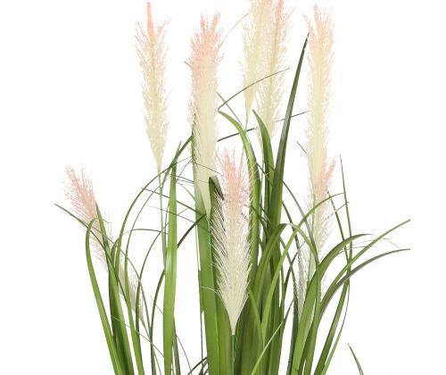 Kunsttaim IN GARDEN H70cm, heleroosa rohukõrred potis