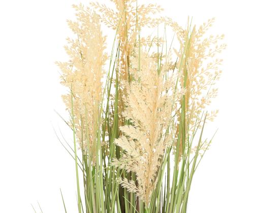 Kunsttaim IN GARDEN H87cm, beež sorgo, rohukõrred potis